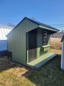 8x10 Chicken Coop Porch